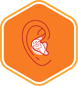In-the-Ear hearing aid illustration